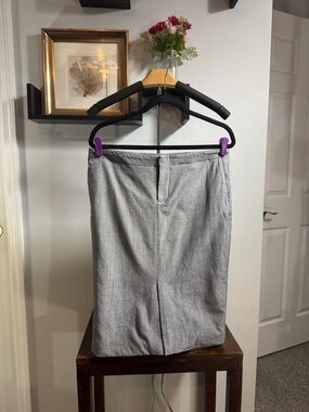 Banana Republic Gray Pencil Skirt